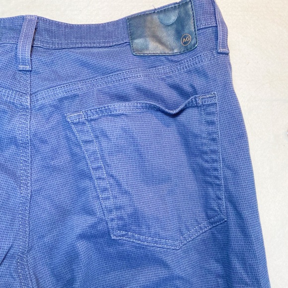 Adriano Goldschmied blue Everett men’s slim straight cotton elastane pants 33x32 - Picture 6 of 10